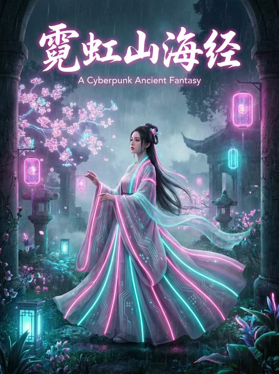 再深点灬舒服灬太大了添 古风奇缘短剧 - 霓虹山海经海报